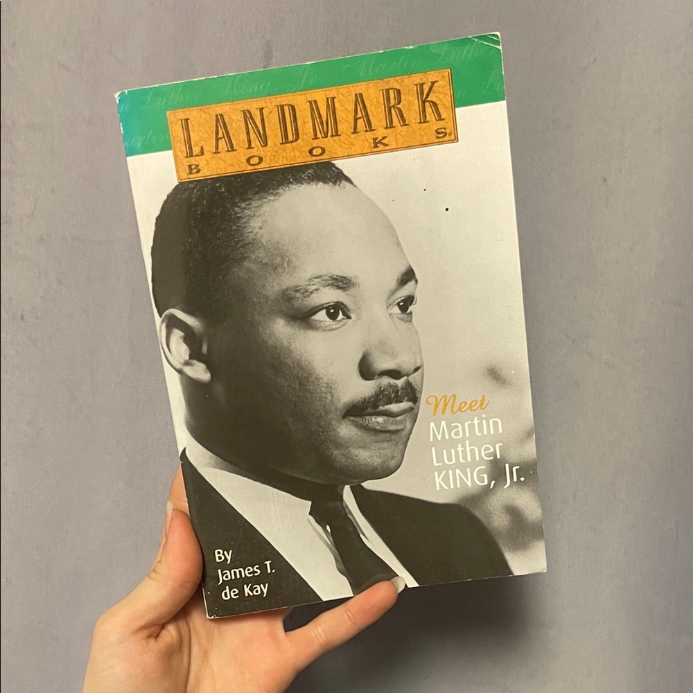 Landmark Books: Meet Martin Luther King, Jr. paperback book